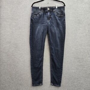 Democracy Women Jeans 8 Blue Denim Ab Technology Skinny 28"‎ Inseam